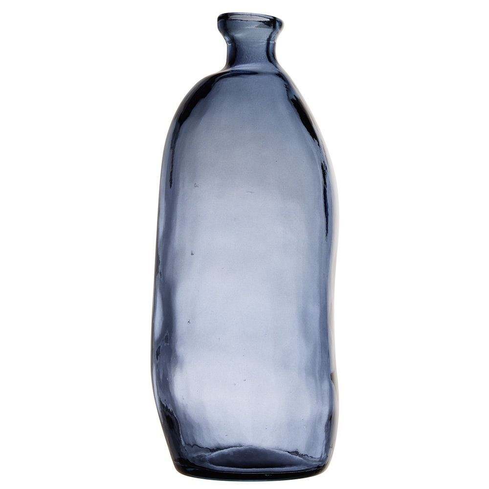 Vase cylindrique Dame Jeanne simplicity bleu