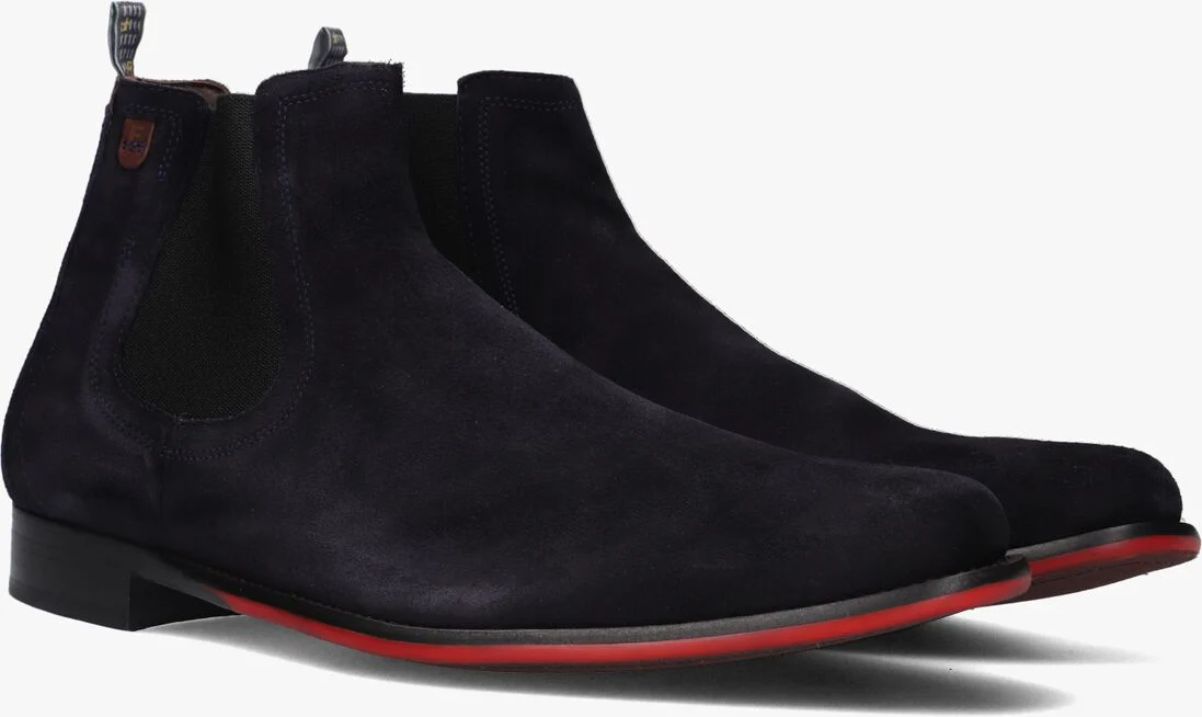 FLORIS VAN BOMMEL blauwe floris van bommel chelsea boots sfm-60052