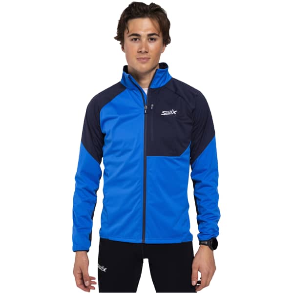 Veste ski de fond SWIX FOCUS WIND JACKET ACTIVE BLUE/DARK NAVY