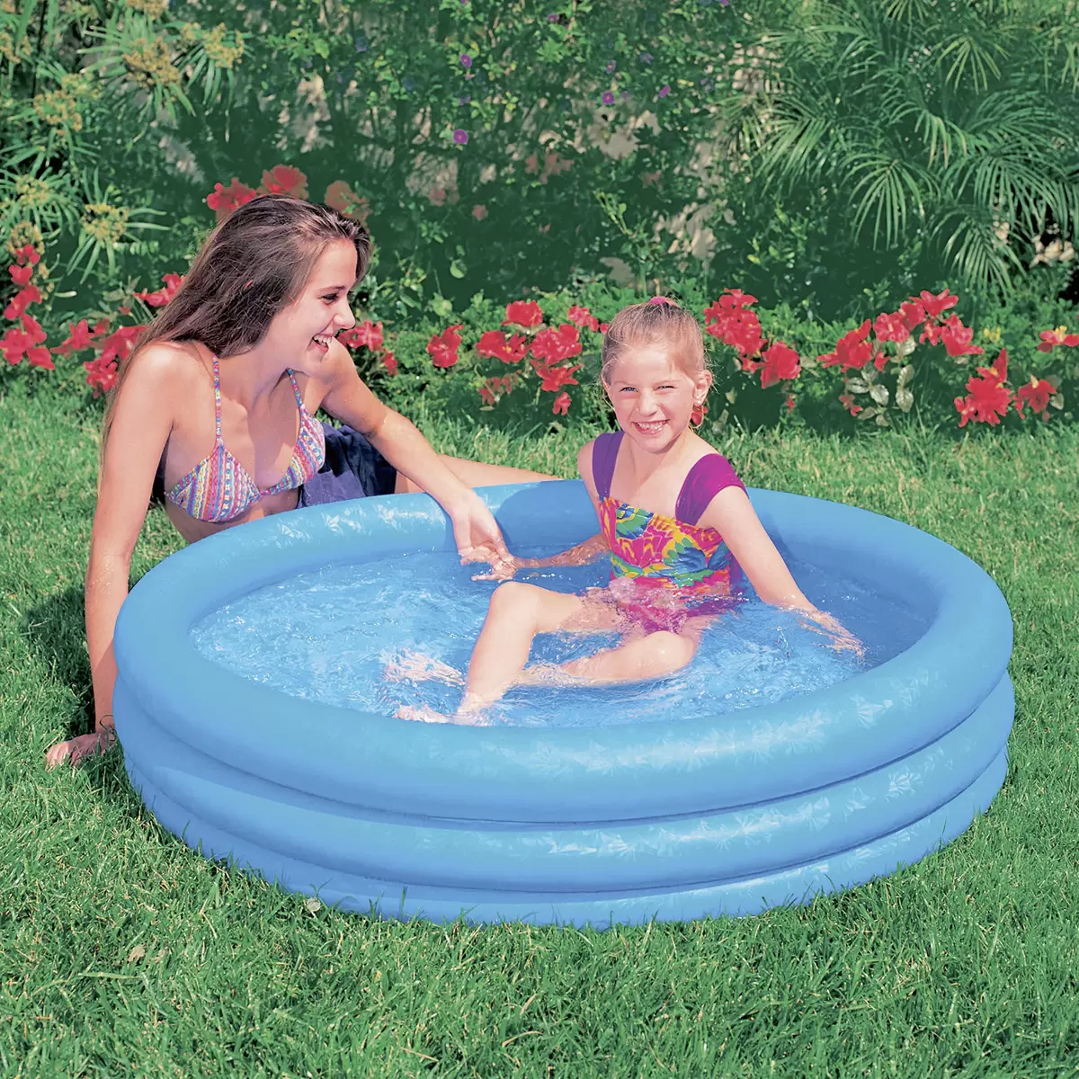 Pool Crystal blue Blau