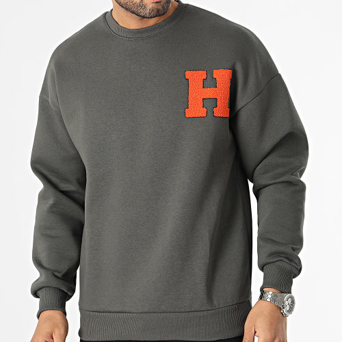 Sweat Crewneck Vert Kaki Foncé
