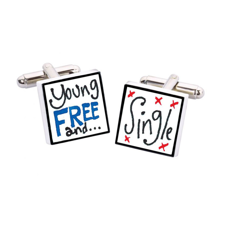 Boutons de manchette, Young Free Single, Bone China