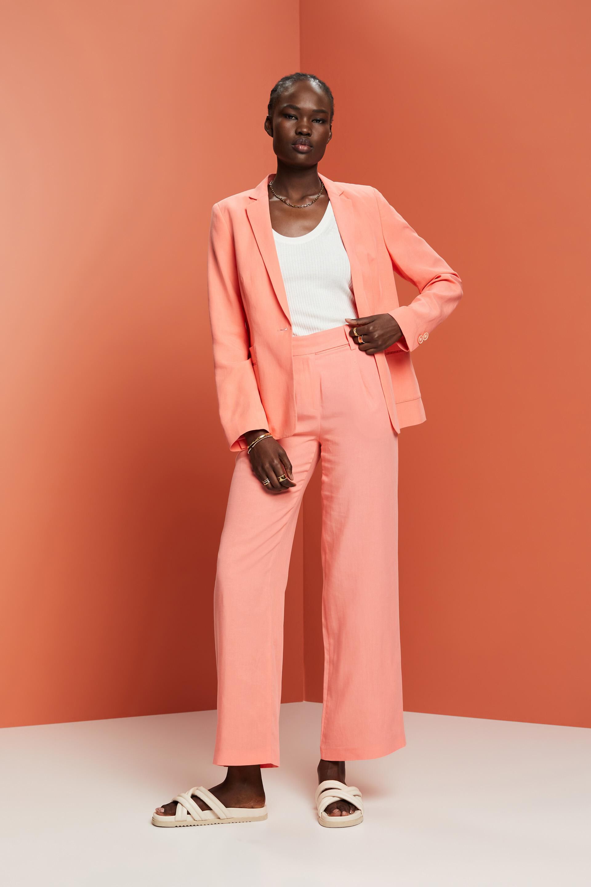 Blazer orné de dentelle aux fuseaux, TENCEL™