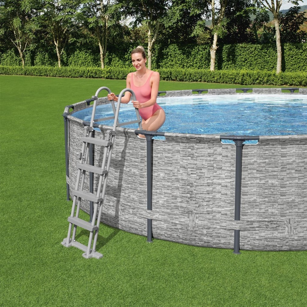 Piscine ronde power steel 488x122 cm