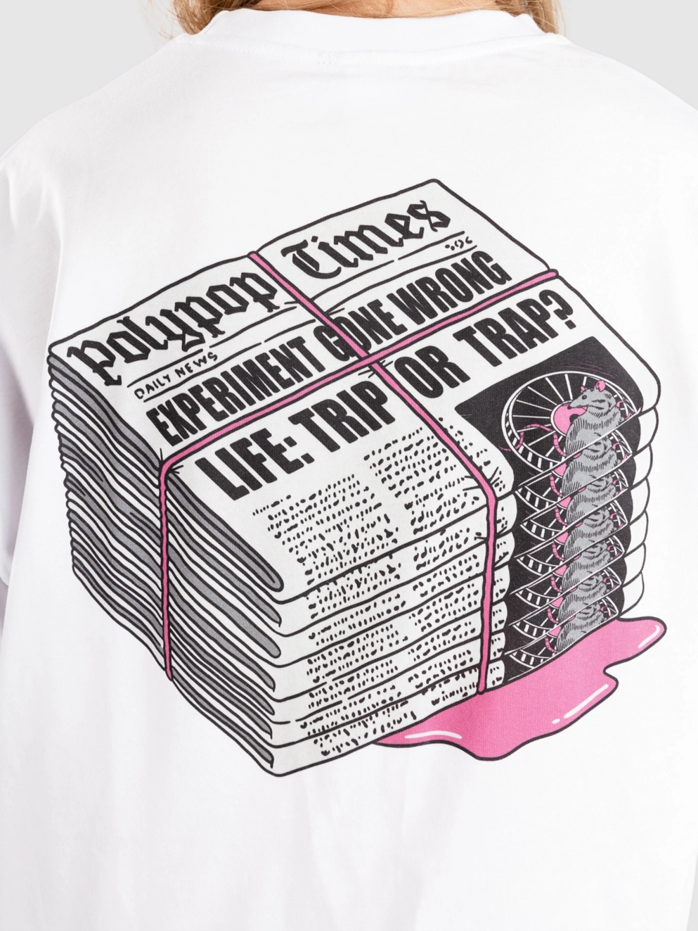 Polypop Times T-Shirt white