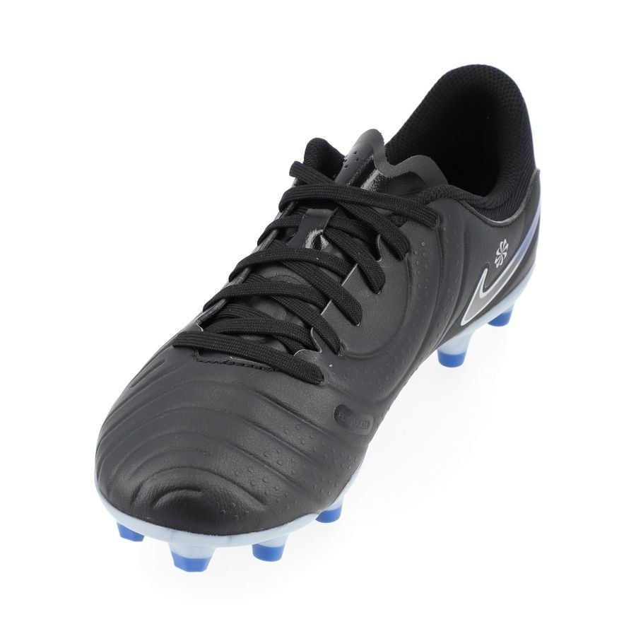 Nike Tiempo Legend 10 Academy MG Shadow - Noir/Chrome/Bleu Enfant