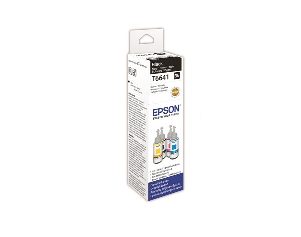 TINTEIRO EPSON T6641 PRETO 70ML