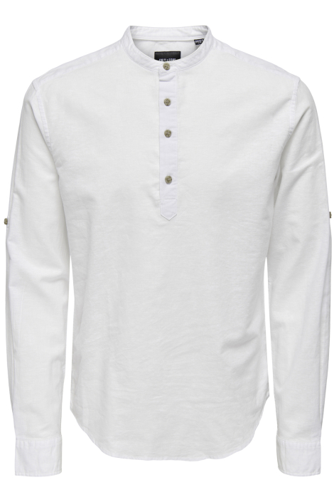 Only & Sons witte heren overhemd