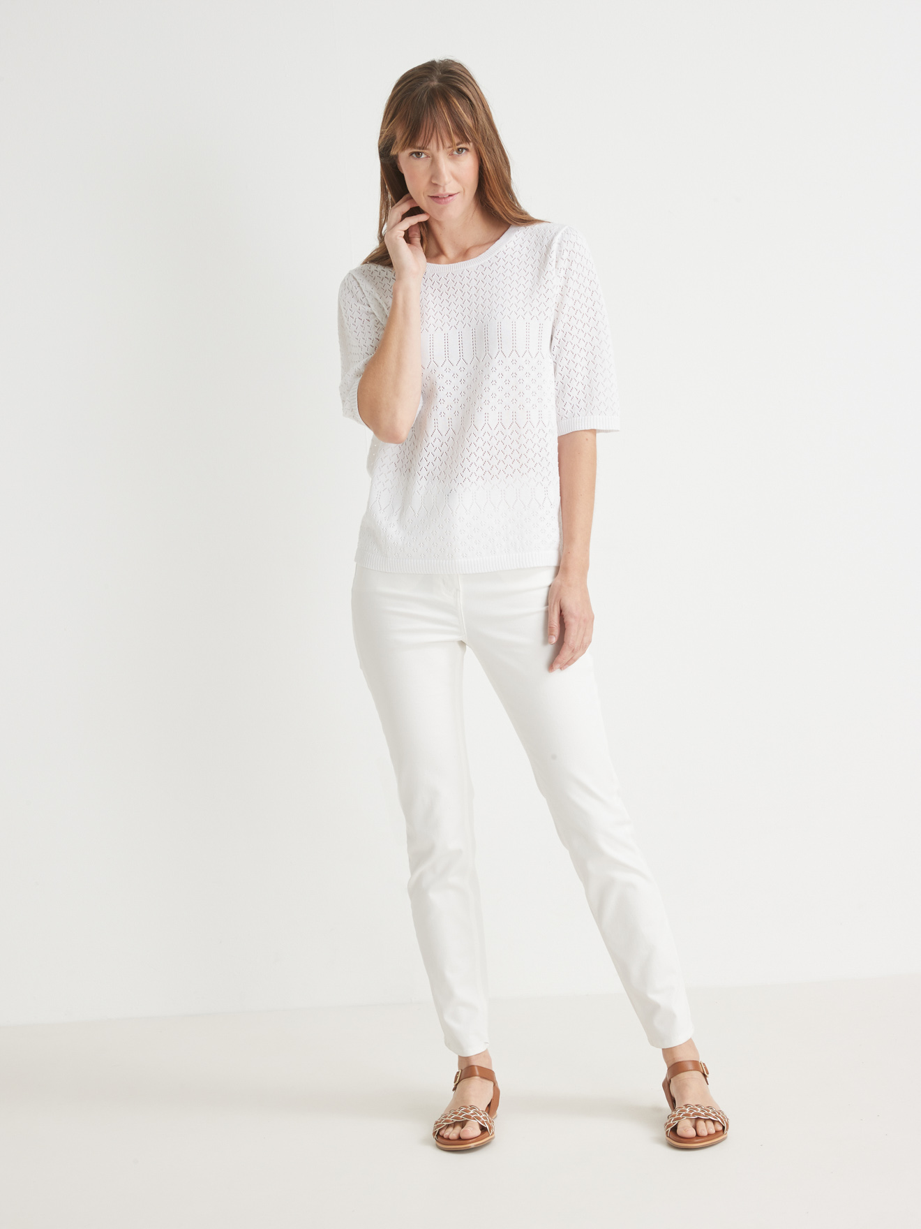 Pull manches au coude