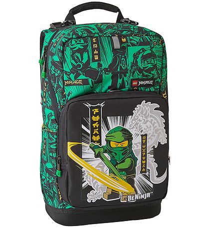 LEGO® Ninjago Schulranzen m. Sporttasche - Optimo - Schwarz/Grün