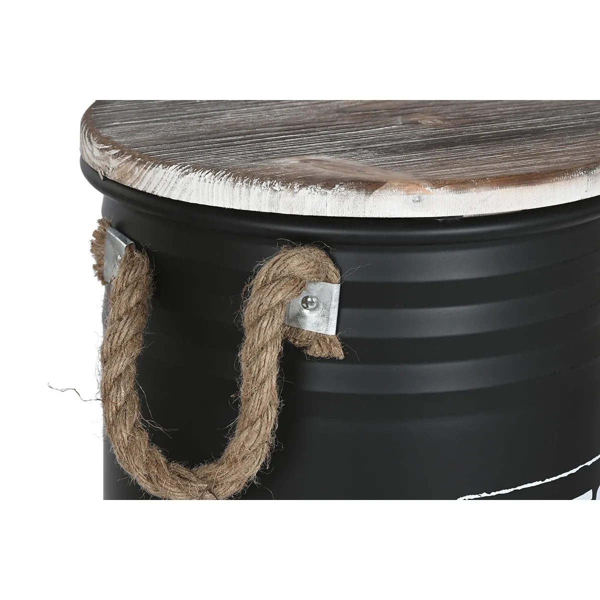 Pegane Coffres Rondes Bois et Métal