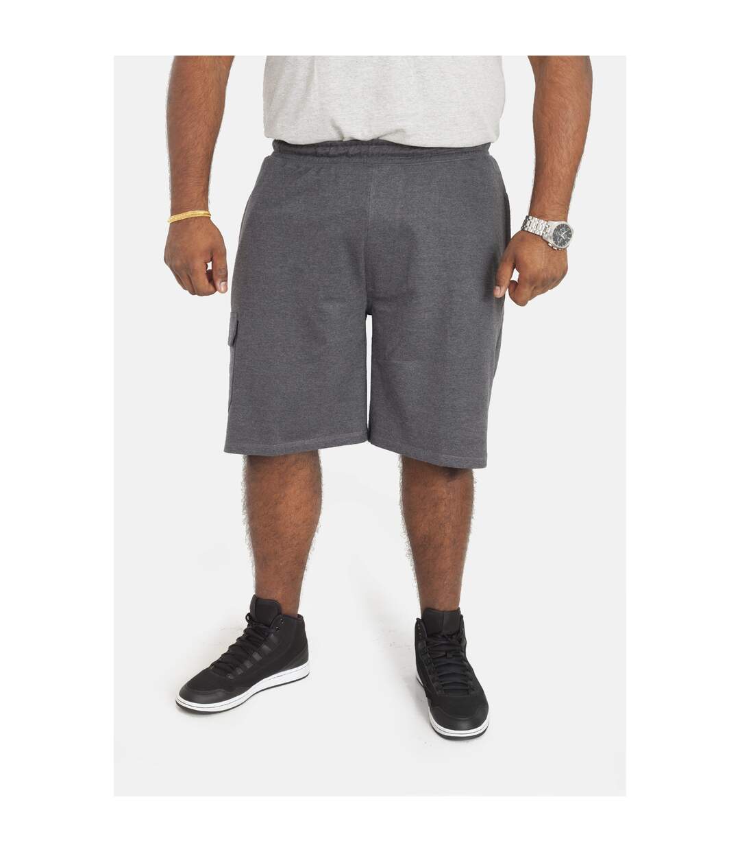 Duke - Short cargo JOHN - Homme (Gris) - UTDC146