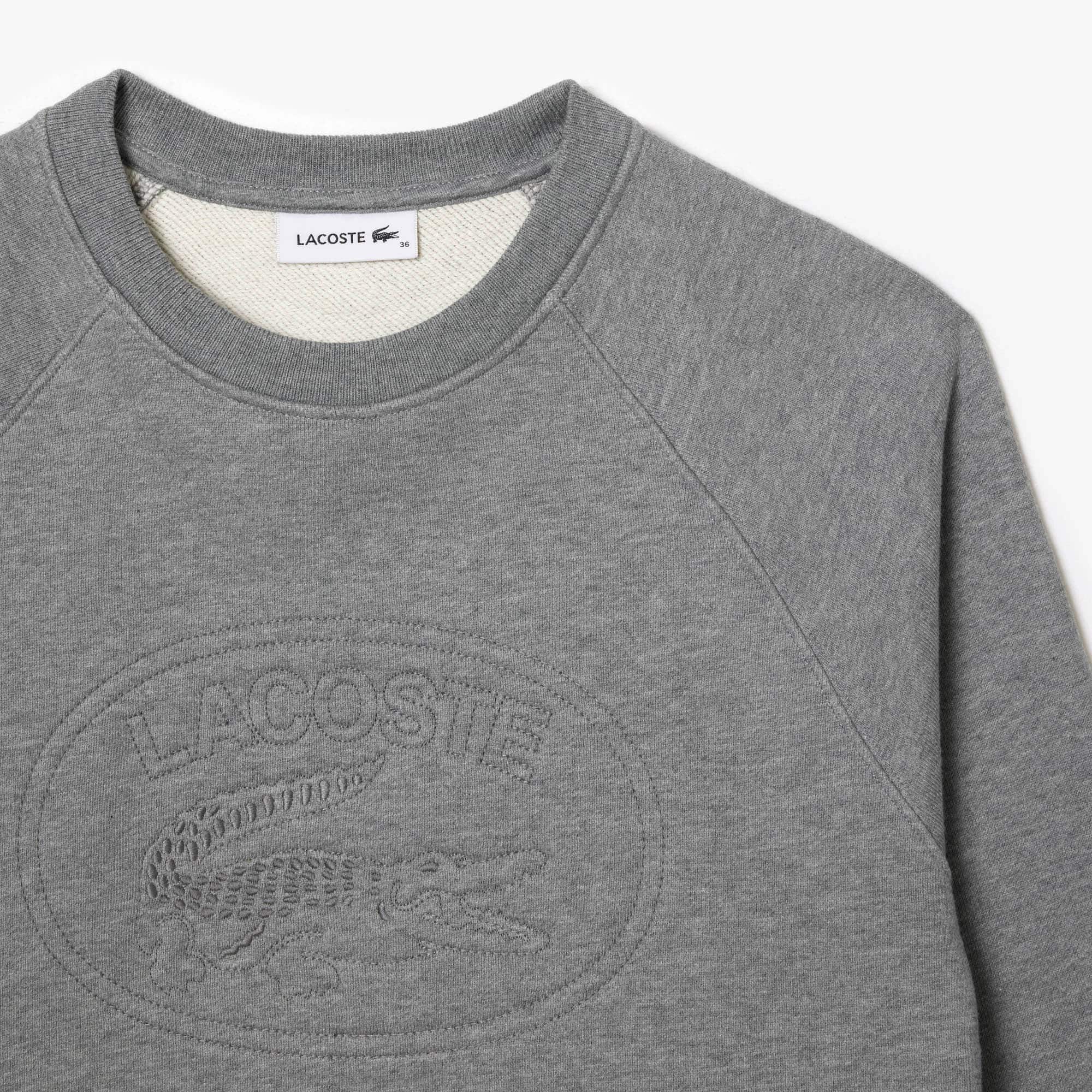 Sweatshirt Jogger relaxed fit avec broderie signature Sweatshirts - Gris - Lacoste - Femme