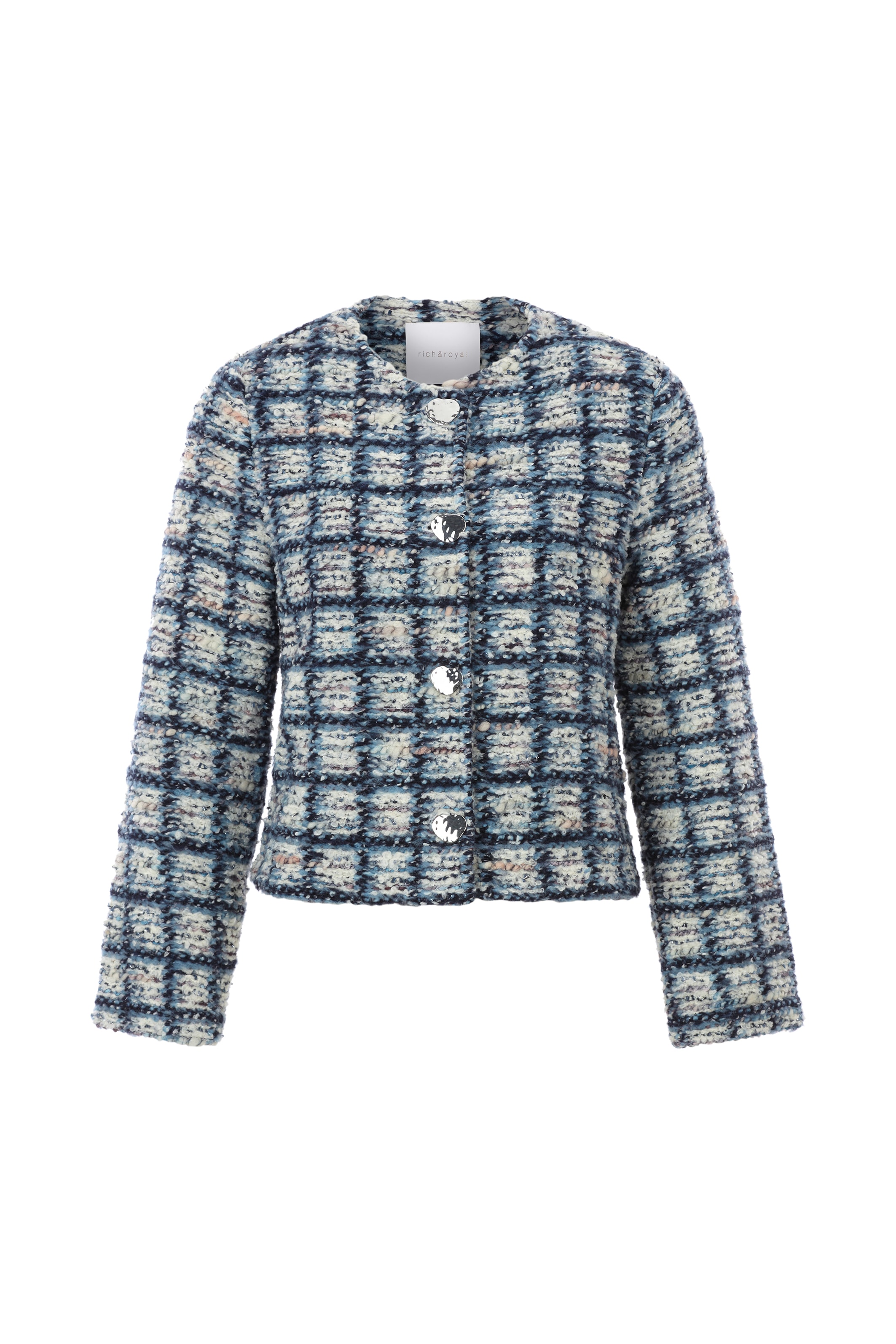 RICHROYAL Kurzblazer , Mit Glitzerdetails in der Wolle