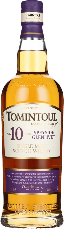 TOMINTOUL 10 YEARS SINGLE MALT 70CL