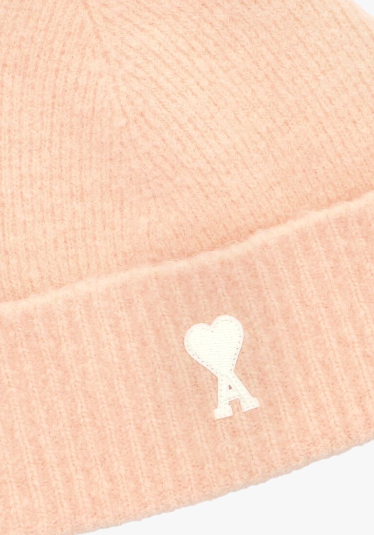 lichtroze ami paris muts adc beanie