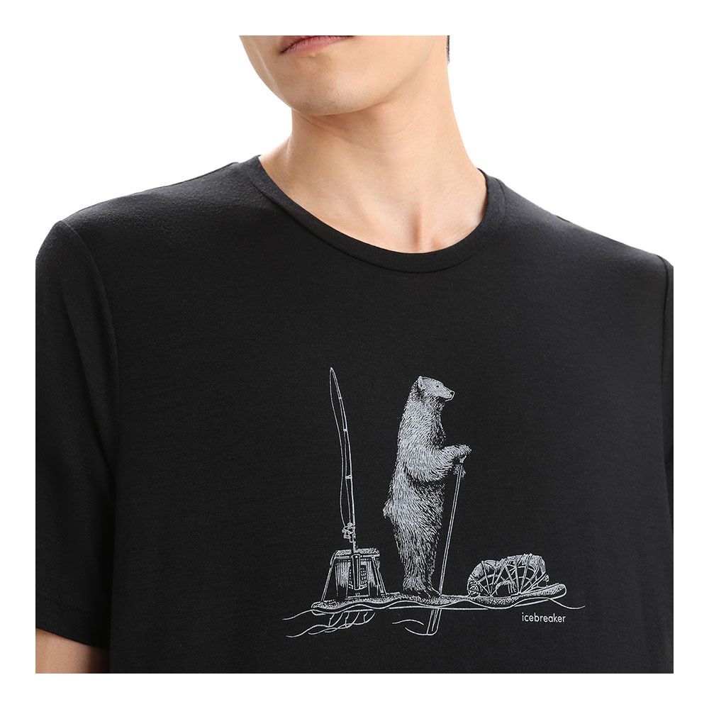Icebreaker TECH LITE II - Tee-shirt Homme black