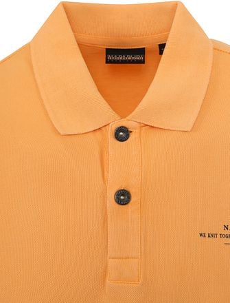 Napapijri Polo Elbas Oranje NP0A4GDLA571 kopen