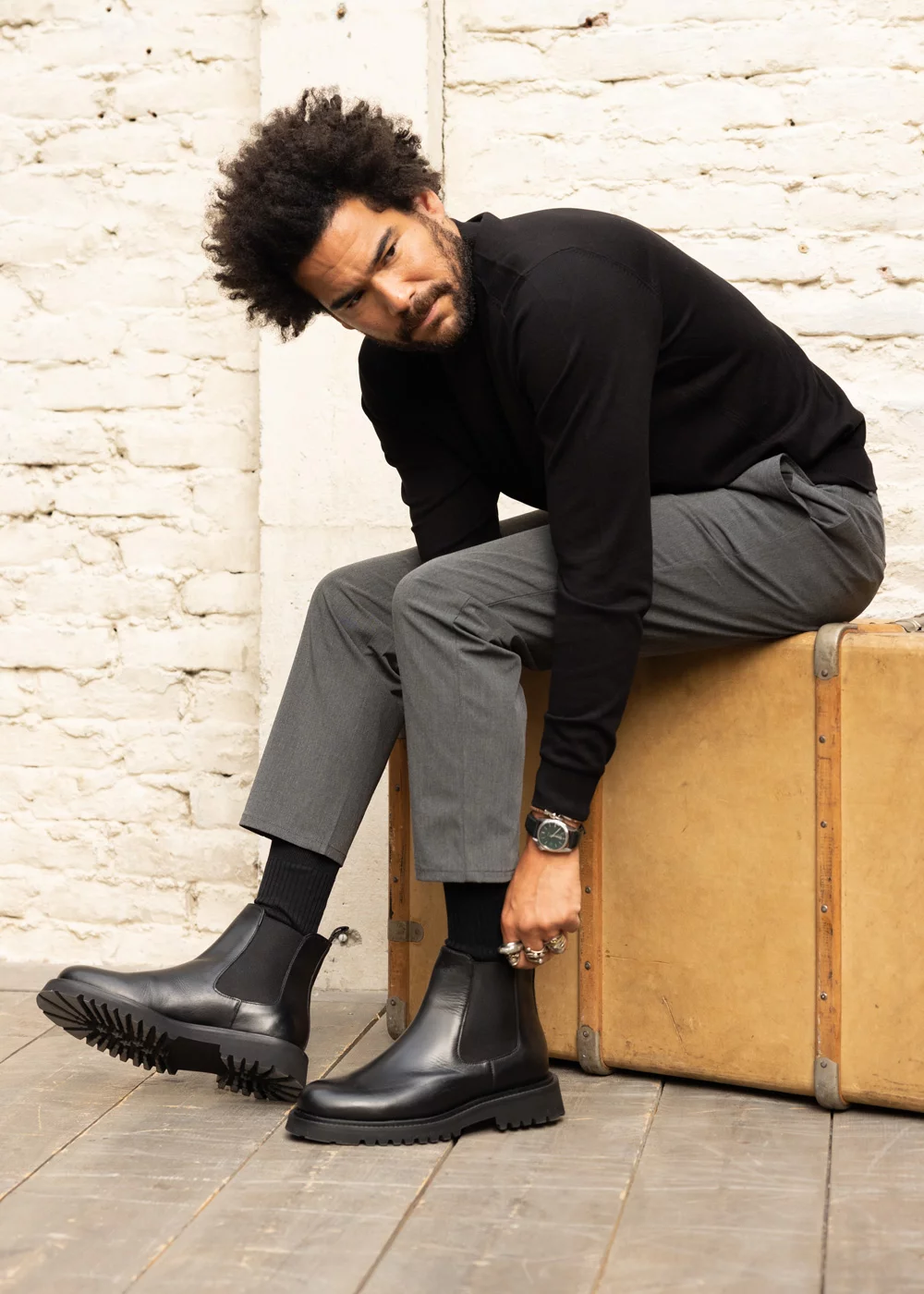 TONINO CUIR NOIR