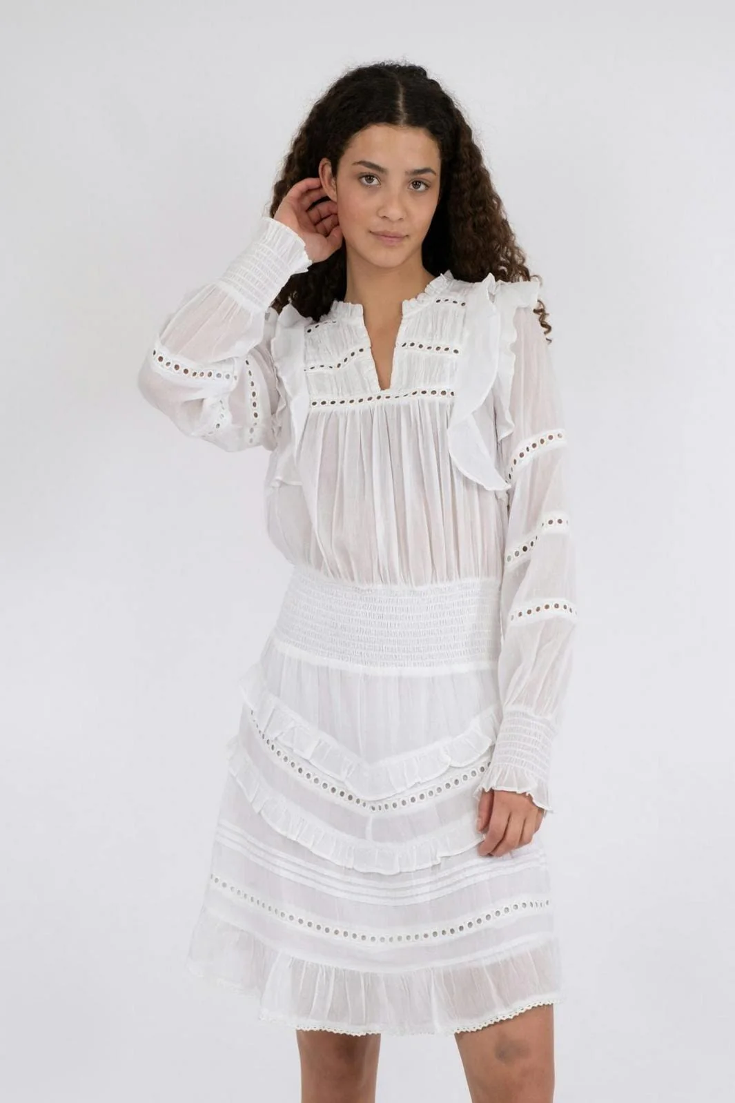 Neo Noir Harmoni S Voile Dress