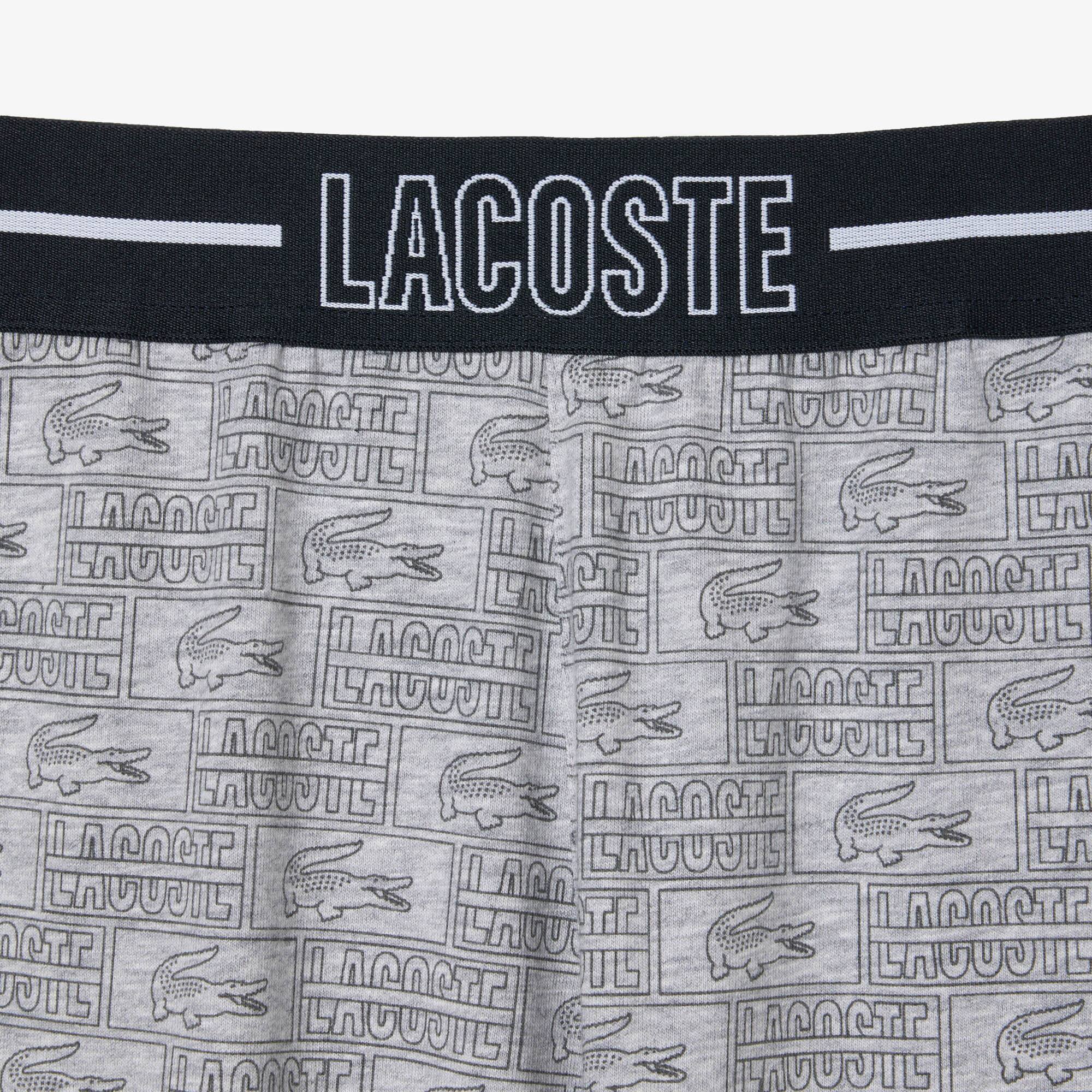 Pantalon d'intérieur en molleton de coton Pyjamas - Gris - Lacoste - Homme