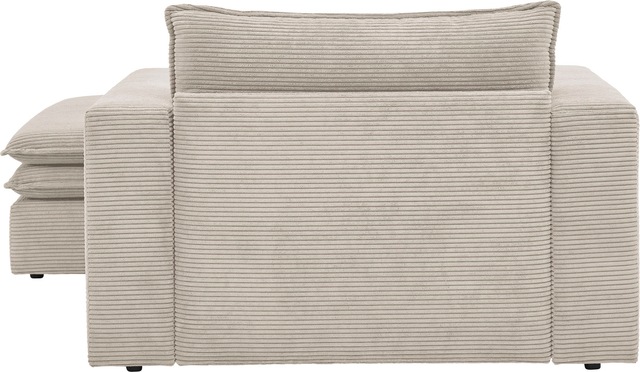 Home affaire Sitzgruppe »PIAGGE« 2 Stk. tlg. Hochwertiger Cord, Sessel und Hocker klein im Set
