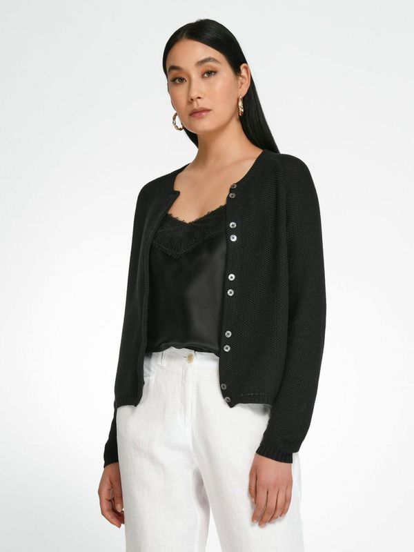 Peter Hahn - Vest - Zwart - 100% SUPIMA®-katoen