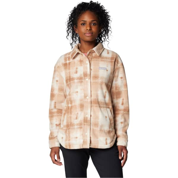 Chemise COLUMBIA W BENTON SPRINGS SHIRT JACKET II CAMEL BROWN OMBLUR