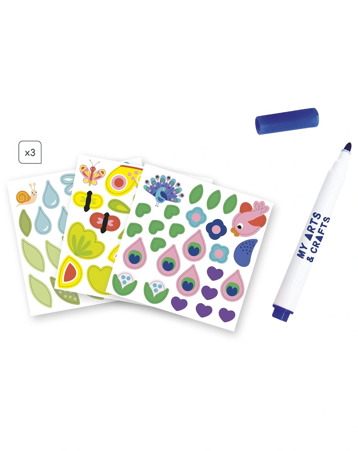 Kreativ-Box MY ARTS&CRAFTS - MALEN UND KLEBEN