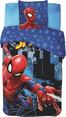 Marvel Spider-Man Sengesett 140x200, Blå