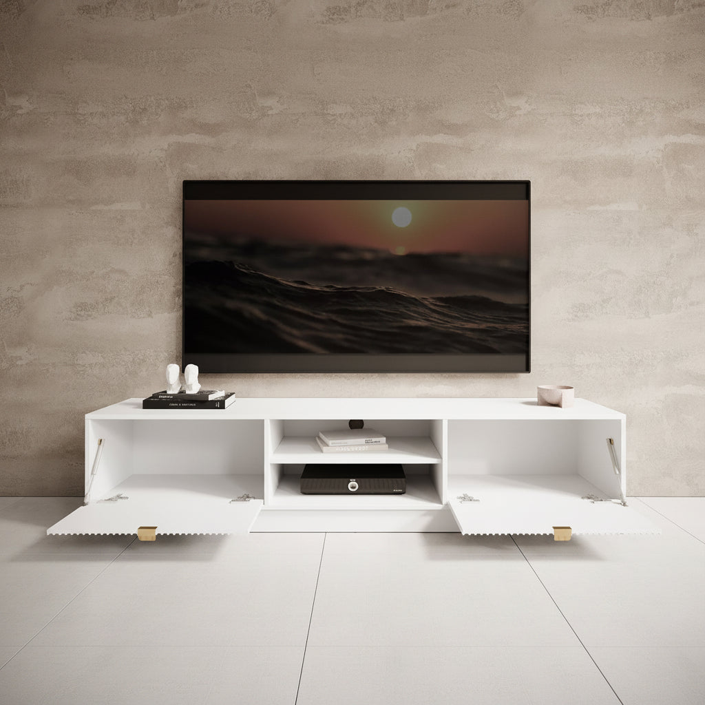 Tavares - TV-Meubel - Wit - 180 cm