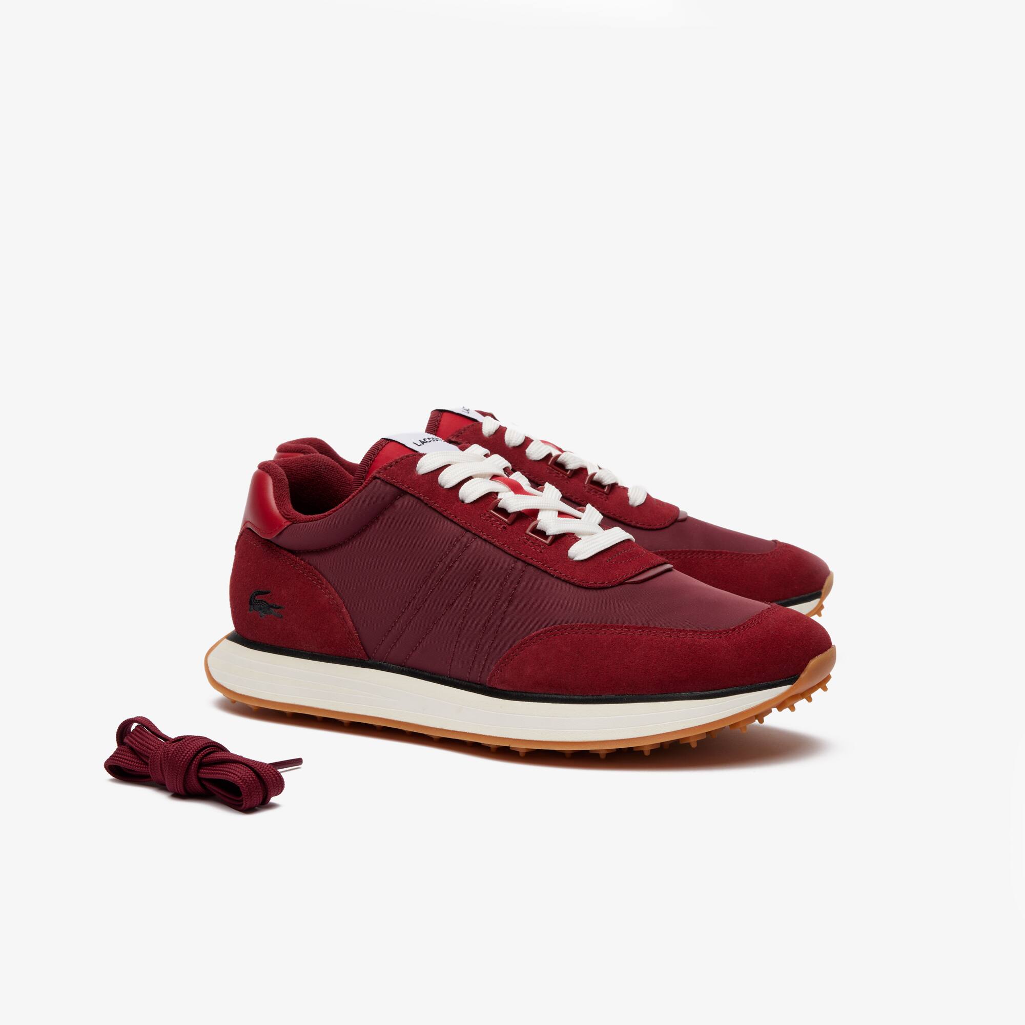 Sneakers L-Spin homme en cuir et textile Sneakers - Rouge - Lacoste - Homme