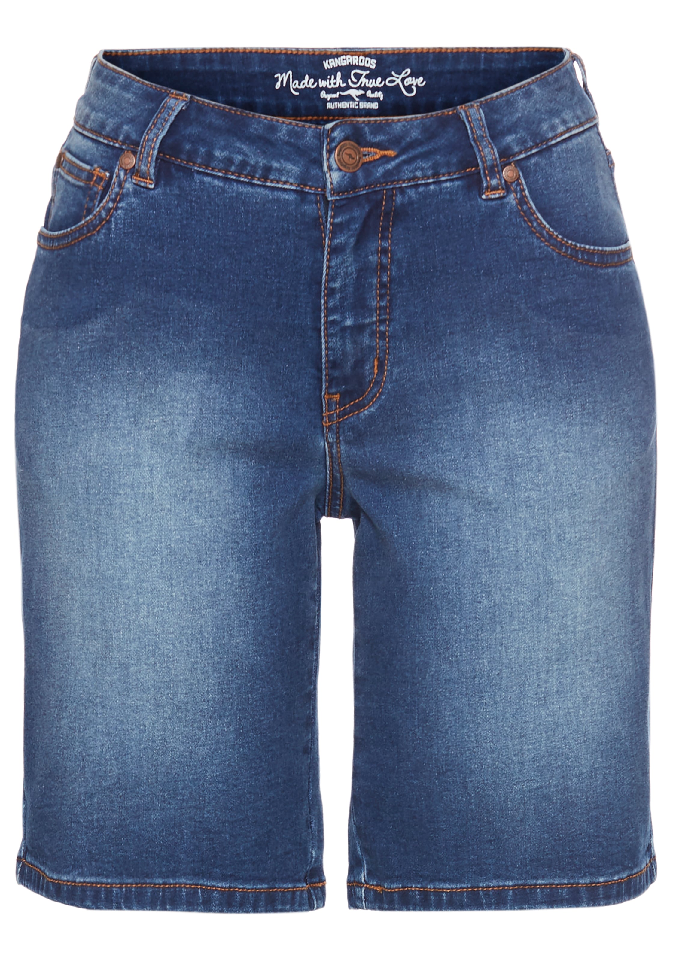 KangaROOS Jeansbermudas , High Waist