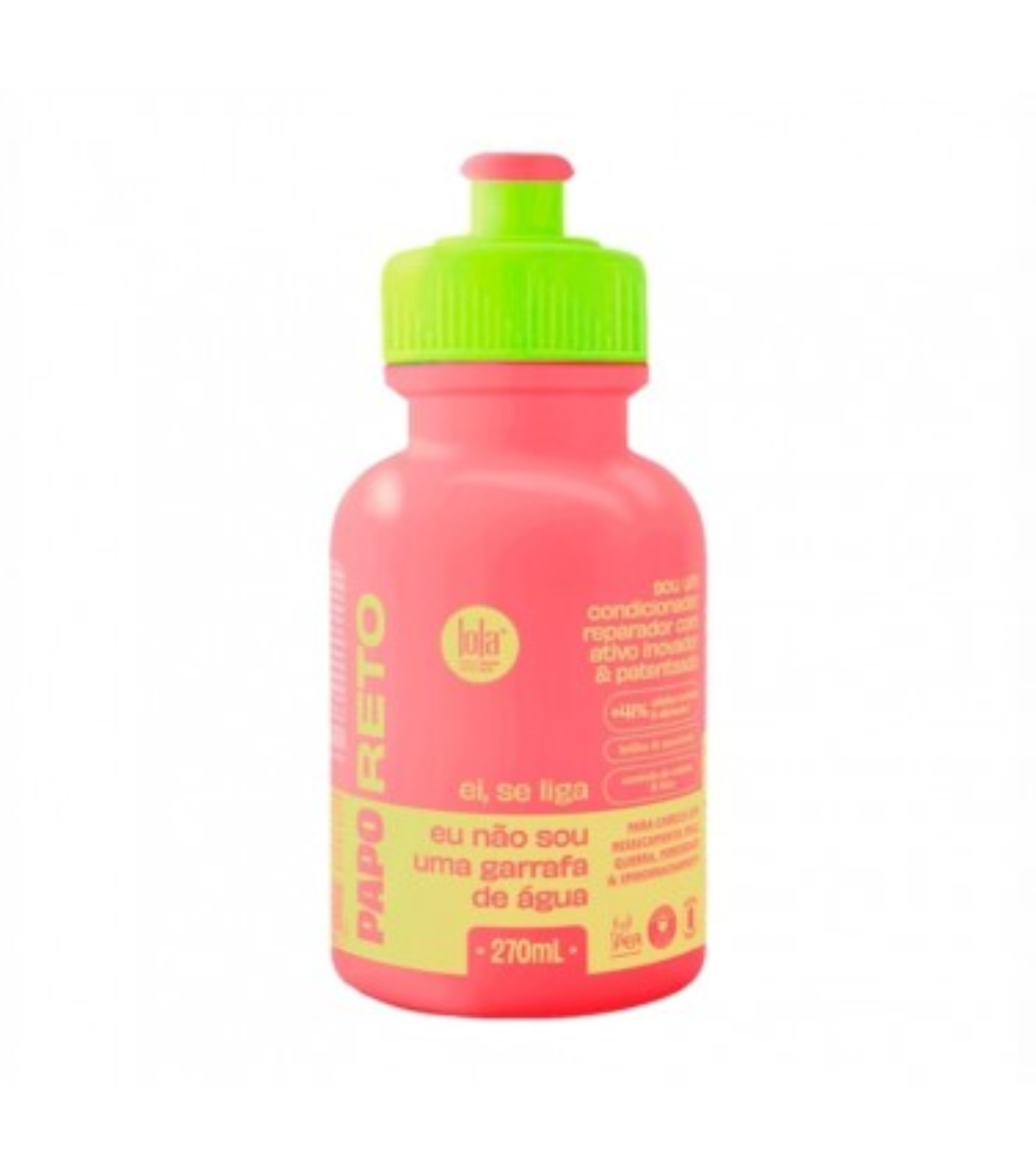 Lola Cosmetics - *Papo Reto* - Condicionador reparador - Cabelos quebradiços
