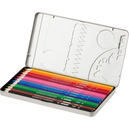 Jolly Supersticks Classic, 12 Farben, Mine 3.8mm