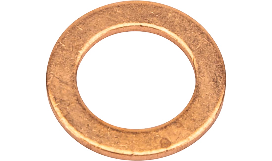 Kobberskive 10 mm 16 mm 1 mm
