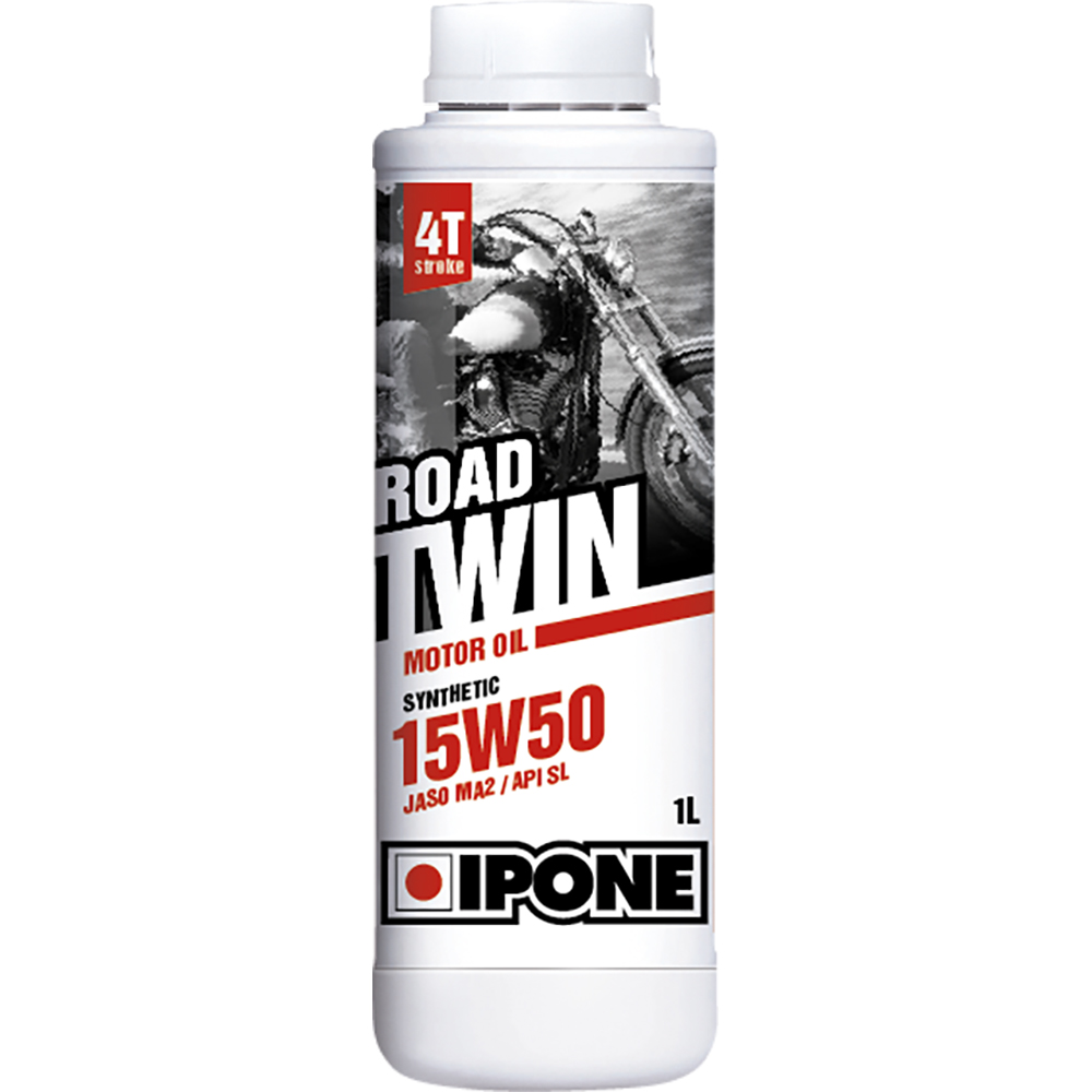Ipone - Huile moteur synthétique Road Twin 15W50 - moto 4 temps