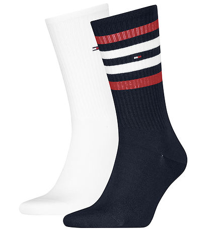 Tommy Hilfiger Socken - 2er-Pack - Stripe - Navy