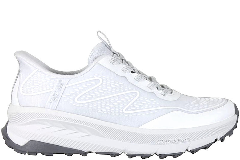 SKECHERS SWITCH BACK-MIST LIGHT GREY SLIP-INS