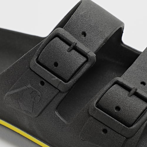 Sandales Brasilia Black Yellow Fluo