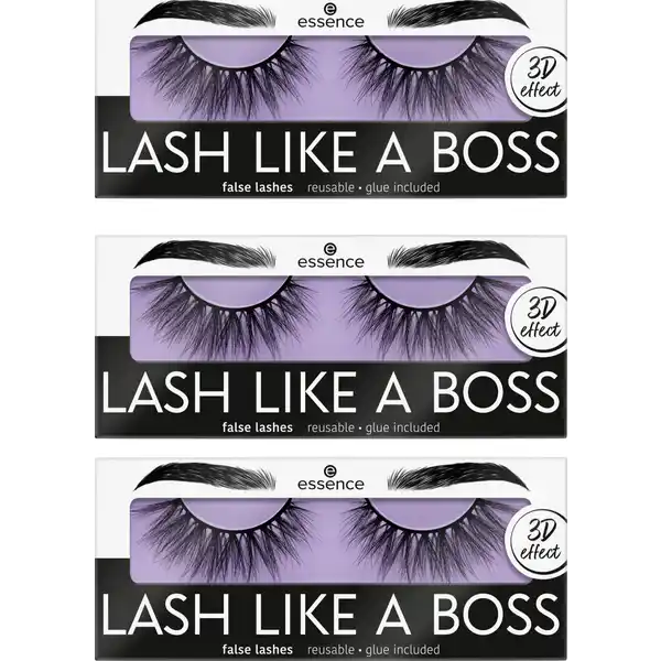 LASH LIKE A BOSS false lashes 02 Limitless, 3er Set
