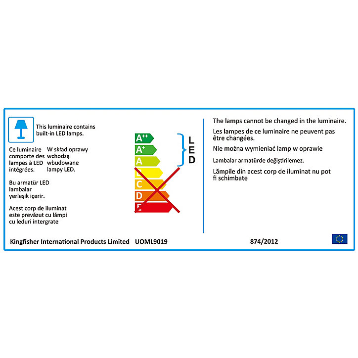 Guirlande lumineuse LED intérieure et extérieure multicolore câble noir 8 m