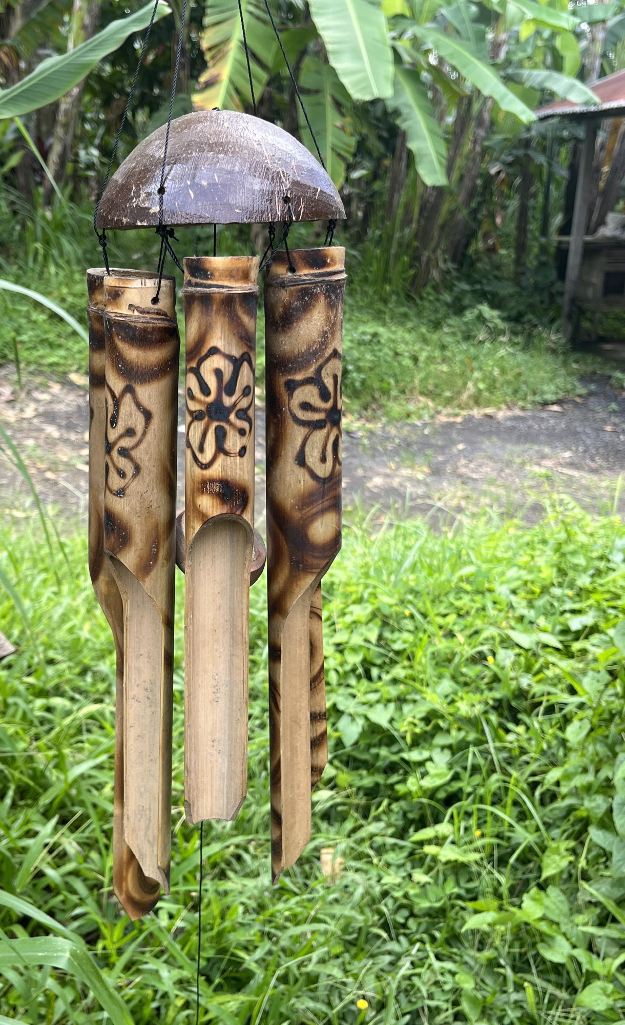 Windspiel 'Hibiskus', Ø 11 cm, H 70 cm günstig bestellen