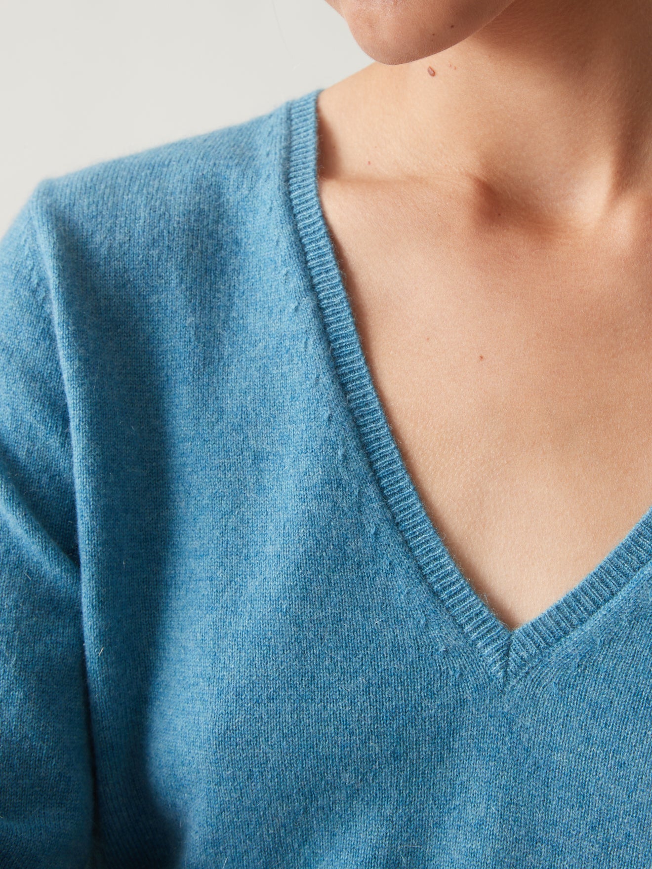 Pull col V femme - Collection Cachemire