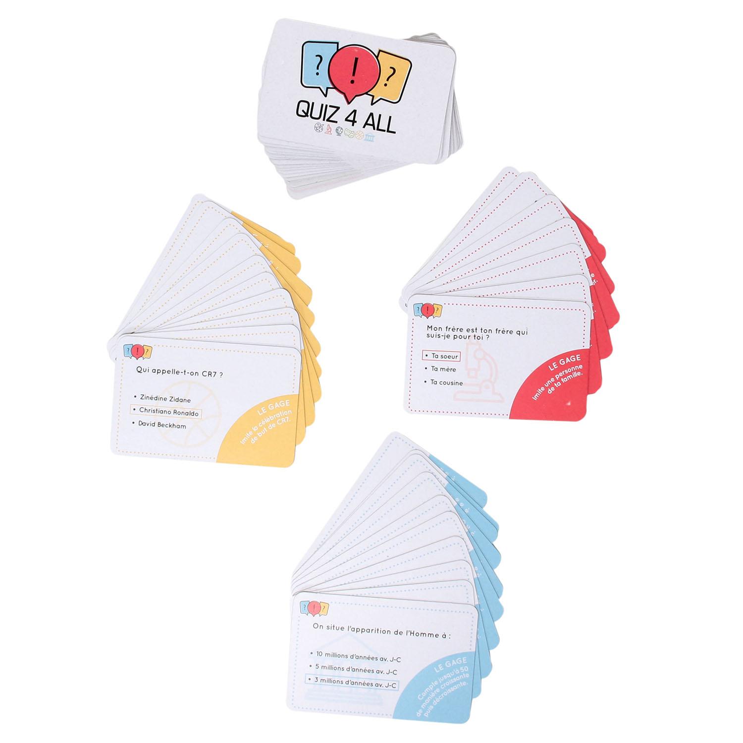 CARTES QUIZ X60