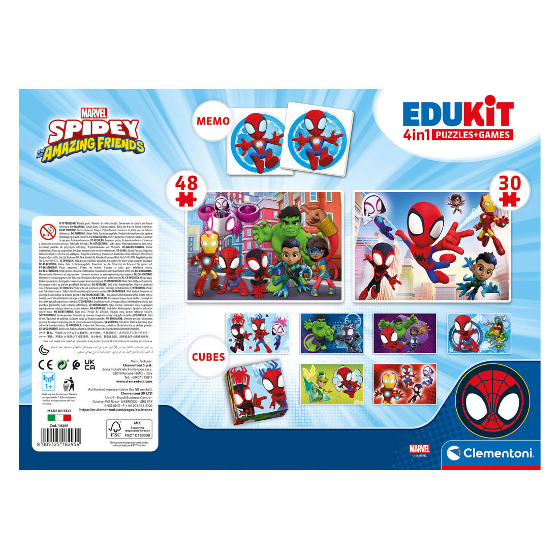 Clementoni Edukit 4in1 Spidey