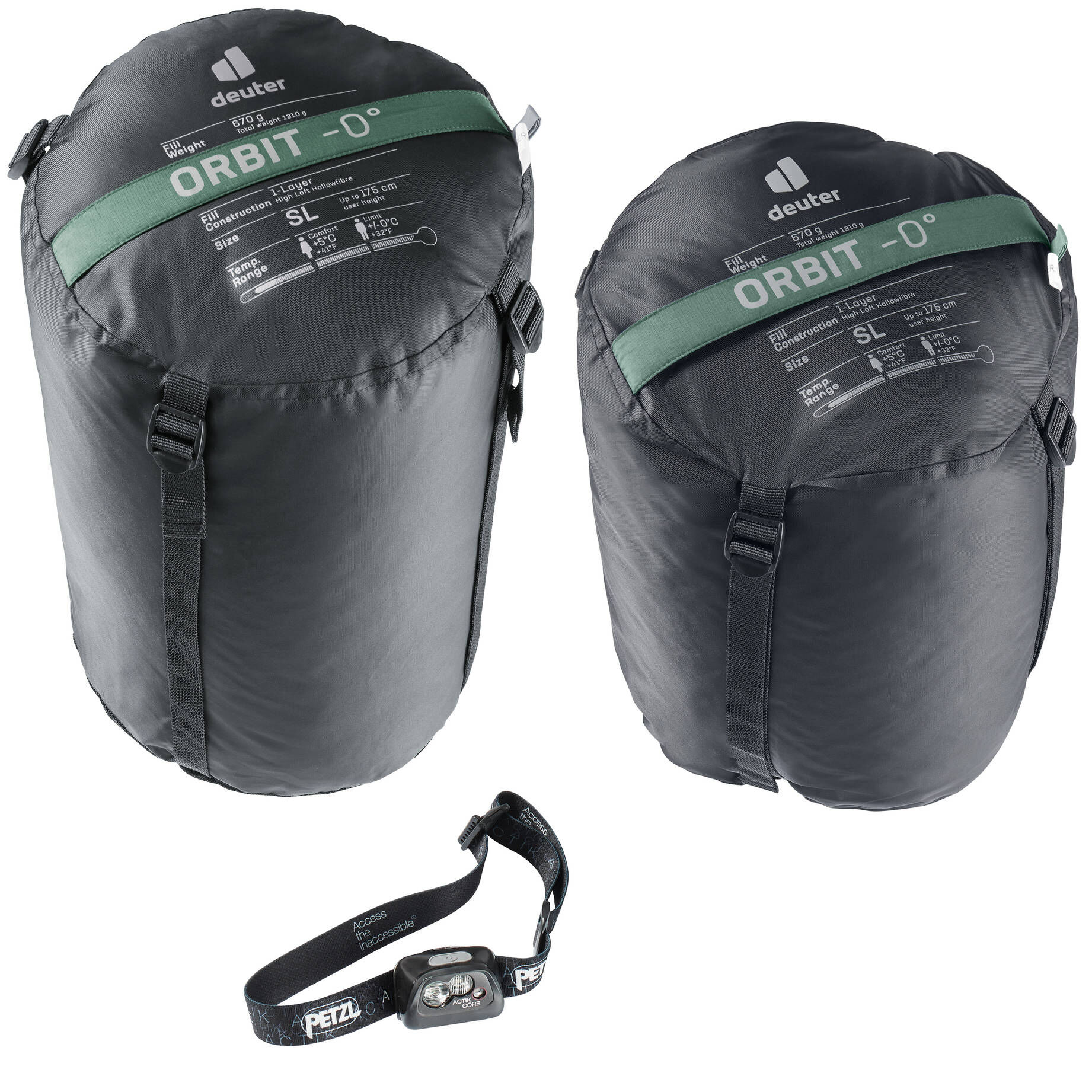 deuter| Kunstfaserschlafsack Orbit 0° SL