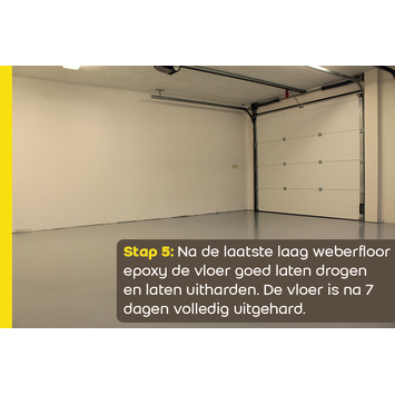 Weber Beamix epoxycoating slijtvast RAL 7035 lichtgrijs