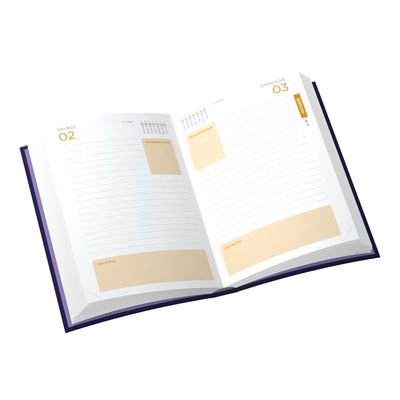 Agenda Oxford &Me - 1 semaine sur 2 pages - 18 x 25 cm - différents modèles disponibles - Hamelin