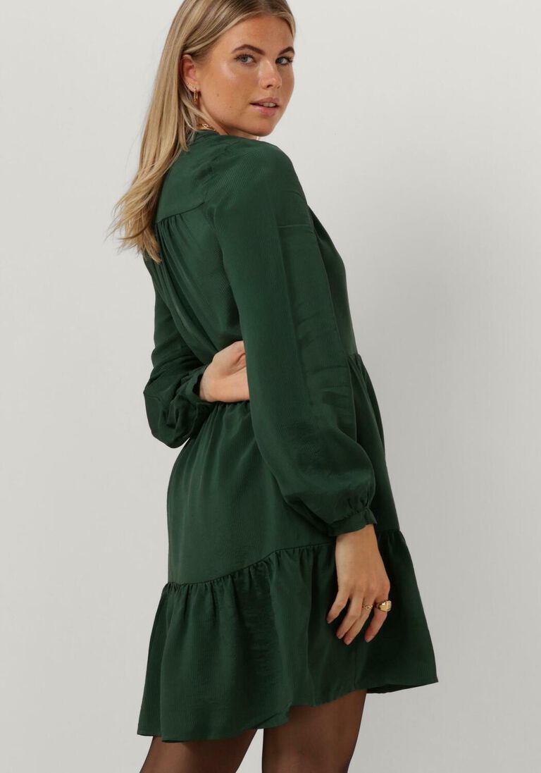 BY-BAR groene by-bar mini jurk nono satin stripe dress